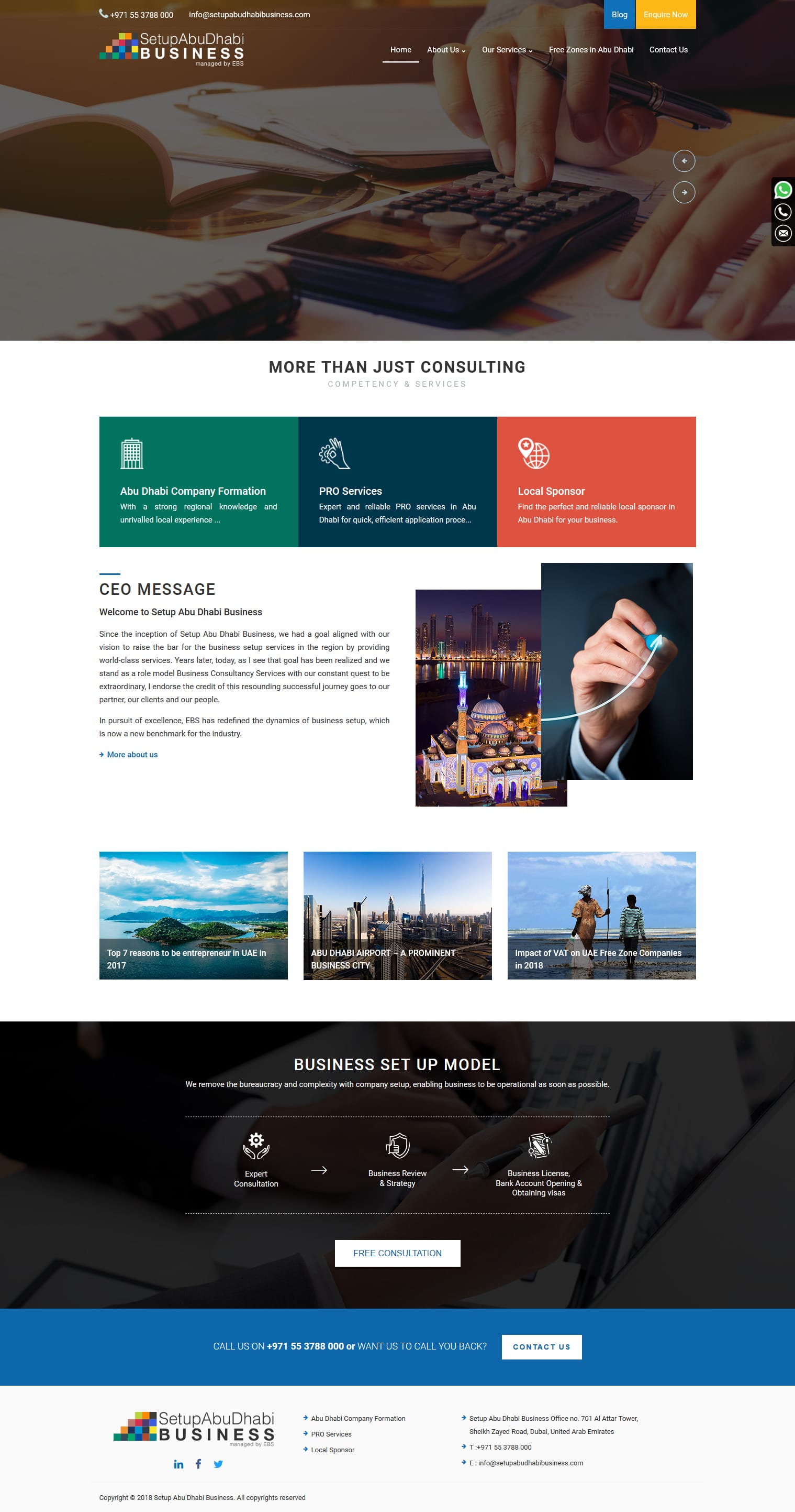 Setup Abu Dhabi Business