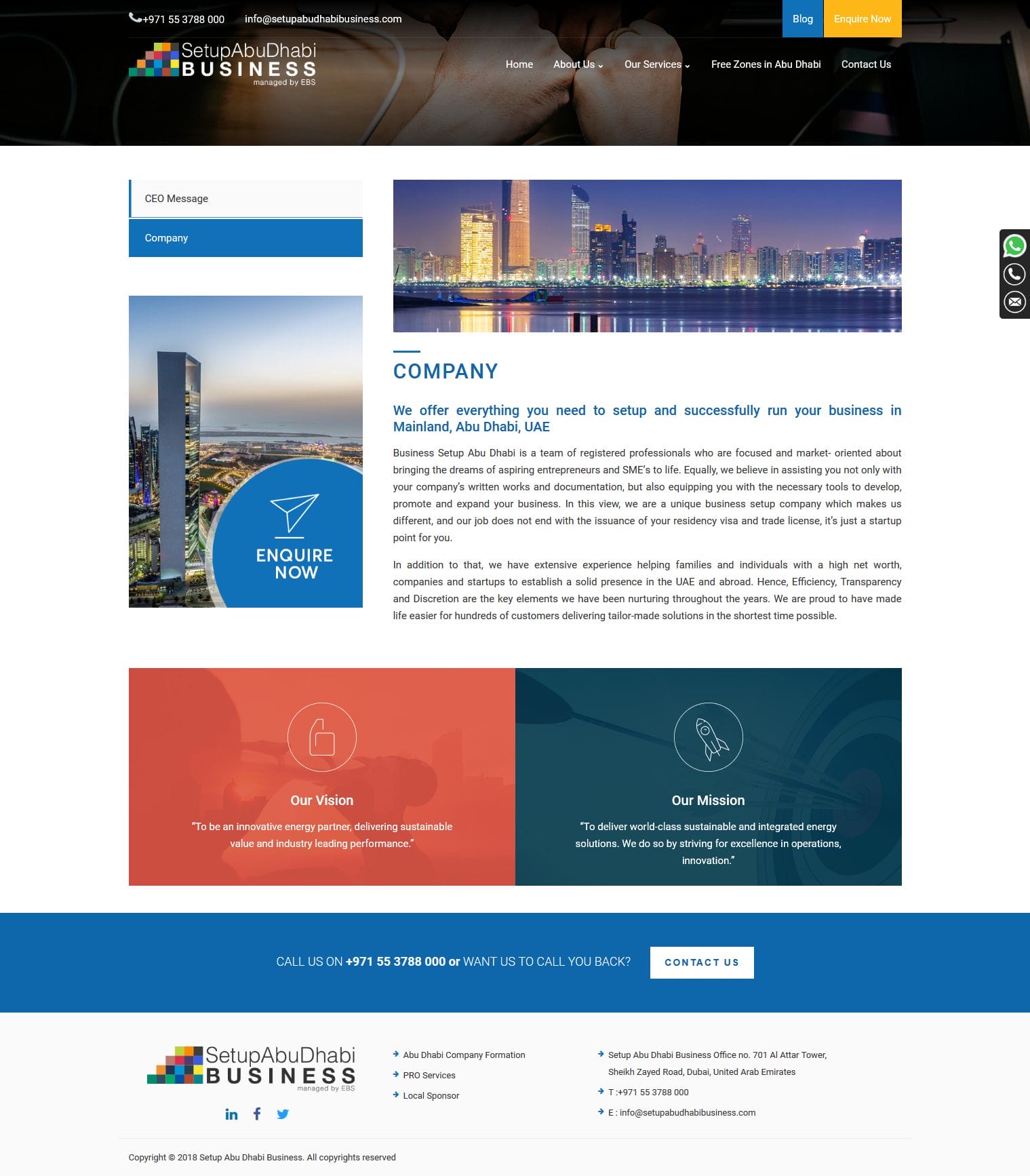 Setup Abu Dhabi Business