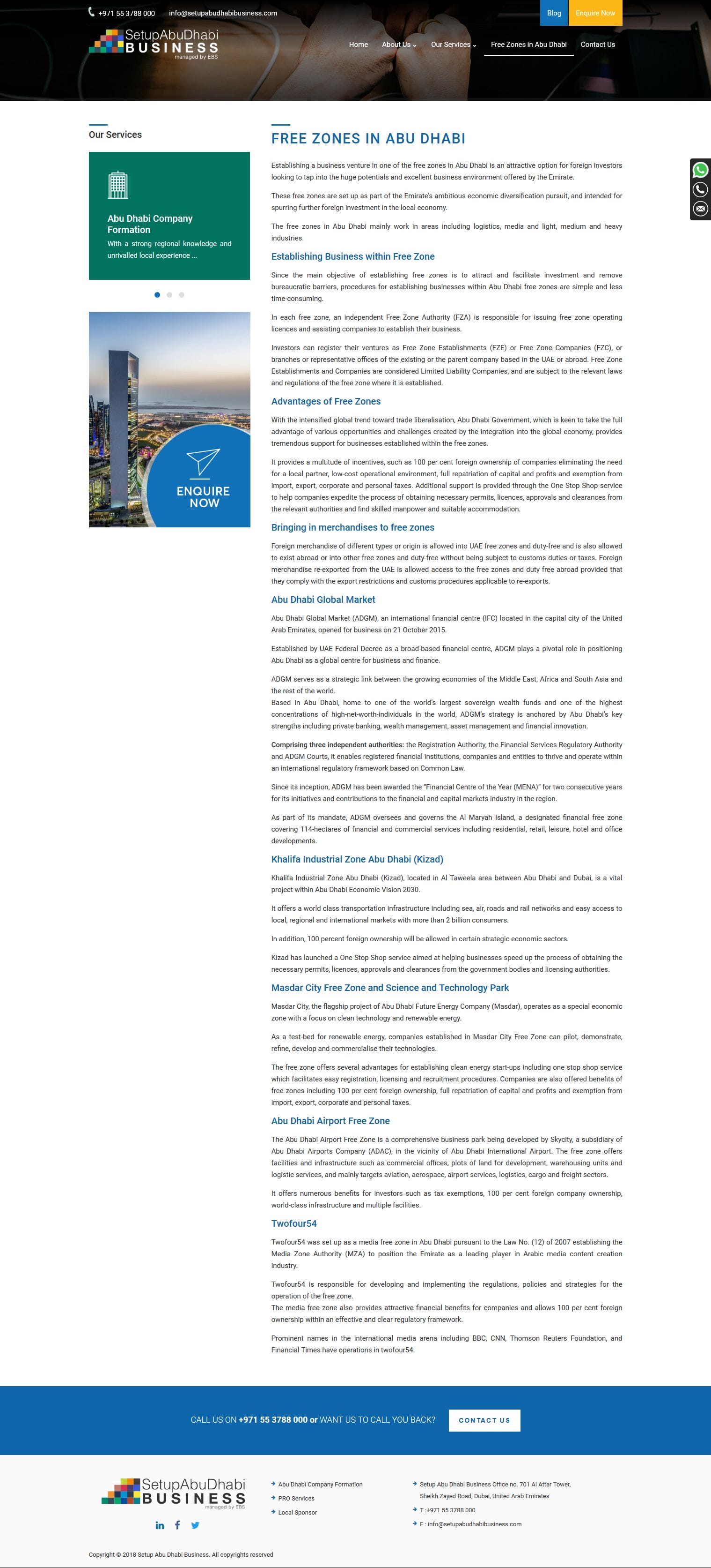 Setup Abu Dhabi Business